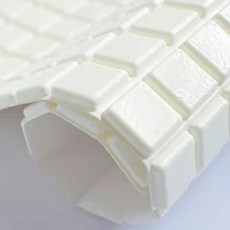 PEONIST 格紋隔熱泡棉磚, 白色, 10個