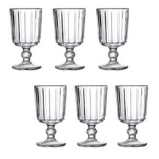 ROCHESTER Lauren 迷你高腳杯燒酒杯 A款, 6個, 透明