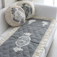 ANDCOTTON 純棉克萊爾水洗北歐高級沙發墊, 灰色