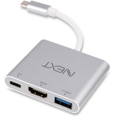 下一個 USB Type-C 轉 HDMI + USB 3.0 + PD 轉換轉接器, 1組, NEXT-411TCH