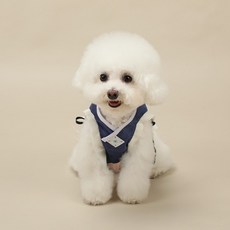 RITOGATO 狗狗度潤披肩韓服背心, 1個, 深藍色