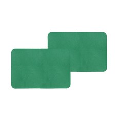 쏘컴퍼니 一鍵式人造皮革修補貼紙 2入, 綠色(2RA6407)