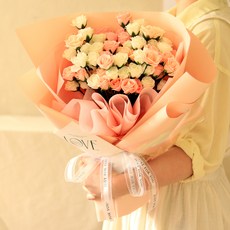 센트바스켓 조화 루미블룸 자나장미 100송이 자이언트 비누 꽃다발, 핑크, 1개