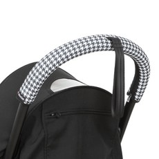 Manito 嬰幼兒用 CleanGrip Stokke YOYO 專用嬰兒車手把套, 千鳥格紋黑色, 1個