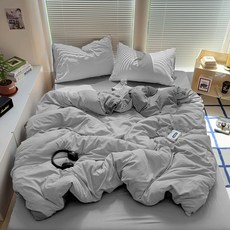 台灣 AGAPE 100%舒柔棉 素色床包2件組 台灣製 抗菌/防蟎 床墊套 + 枕套