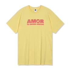 빌락트 아모르빅로고 순면 통기성 반팔 티셔츠