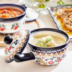 MAISON OBJET Praka 附把手湯碗 1入, 沙漠玫瑰, 340ml