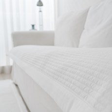 奈米纖維條紋絎縫沙發墊