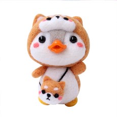 펫돌 양양이 니들펠트 인형 DIY 세트, 시바 펭귄, 1세트