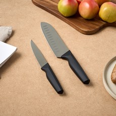 Modern House WOW 每日實用餐廚刀具2件組, 山德庫 18cm + 多功能料理刀 14cm, 1套