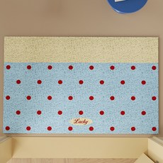韓國 GNY 圓點線圈地墊 可水洗可裁剪玄關腳踏墊 40 x 60 cm, 天空藍, 1個