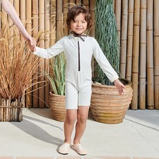 SNEFF 兒童巴洛克風波浪連身泳衣