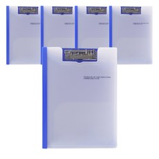 PP報告文件夾 大 A4 Hc507, 藍色, 5個