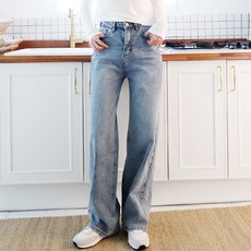 SUBI.JEANS 女款寬版長牛仔褲 SP7119