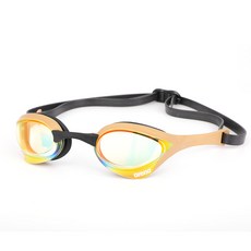 아레나 연한 미러 수경 AGL-180MSW, GLD(AGL-180MSW-GLD), 1개