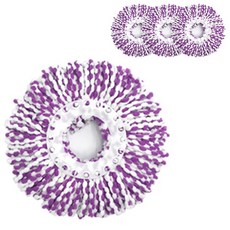 World Clean 滾筒式旋轉超細纖維拖把布補充包 4入 隨機出貨, 4個