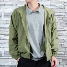 Townclo 男士 L 防風連帽夾克