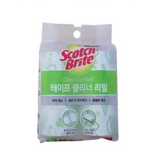 3M Scotch-Brite 百利 滾筒清潔黏把補充包 綠色 2個, 1包