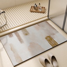 AFAMIC 艾法 橡膠珪藻土防滑軟地墊, 北歐風, 1個