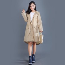 오엠티 여성용 등산 낚시 골프 캠핑 방수 롱우의 OFDJ-RCT4, 베이지, 1개
