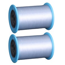 O-ON 串珠尼龍釣魚線 1.0mm x 99m, 透明, 2個