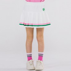 ILoveJ 女童Furbit網球臂章迷你裙