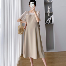 星星側邊抽繩厚暖連身裙