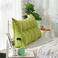 Tani棉質三角靠背靠枕, 綠色