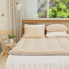 ATO&ALO 泡泡紗 It's You Summer 單層罩, 燕麥色