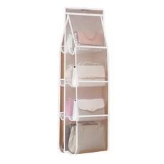 미카엘그라운드 옷걸이형 8칸 옷장 가방 수납함 110 x 32 x 35cm, 화이트, 1개