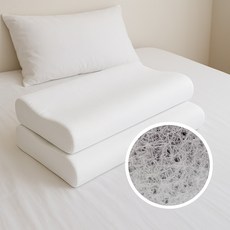 Danjam 清淨空氣網眼枕, 2個, 棉布白