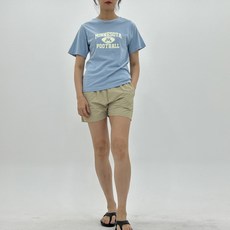 안다로미 여성용 통기성 메비드 반팔 티셔츠