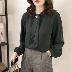 Awesomeful 奧斯本綁帶女襯衫