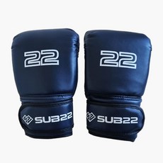 SUB22拳擊武術沙袋練習袋手套雙手套組, 海軍藍