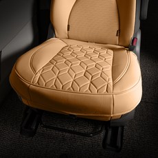 벤딕트 차량용 SUV 2열 독립시트 방석 커버, 새들브라운, 2개