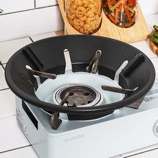 청소앤 가정용 휴대용 가스렌지 바람막이 고급형, 블랙, 1개