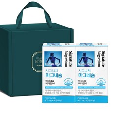 뉴트리디데이 시그니처 마그네슘 선물세트 81g, 90정, 2개