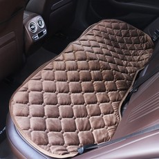 GMZ MOTORS 車用超細纖維後座3人坐墊, 棕色