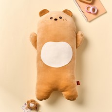 BUTTERSHOP ON 亮晶晶奶油熊長抱枕, 棕色