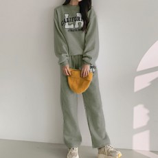 Lalaon 女性保暖刷毛運動褲 大學T恤