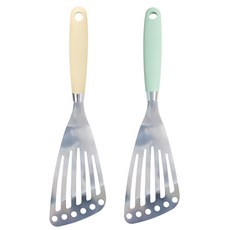 GENIAL 可掛式三角形鍋鏟 2入, 1套, 混合顏色