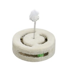 펫트롱 반려동물 셀프 놀이 장난감 미니 25 x 25 cm, 아이보리, 1개