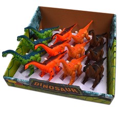 Clockwork Dinosaur Brichiosaurus 玩具 4 件 x 3 件套組 66000, 混色