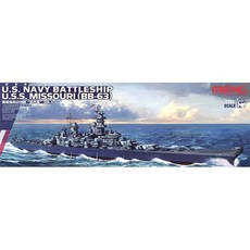 MENG Model 1/700 BB-63 Missouri USNAVY Battleship PS004 塑料模型戰艦, 1個