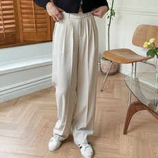 디아미뇽 데일리 핀턱 와이드 슬랙스