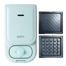 DiZiTi Premium Sandwich & Waffle Maker Pastel Mint, 地子Ti-100