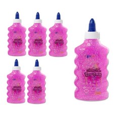 JONG IE NARA 美人魚史萊姆液體, 6個, 粉色的