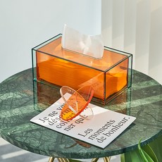 透明方形面紙盒, 橘子