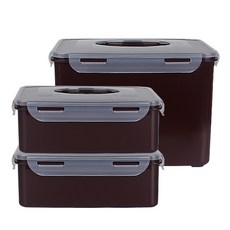 Nanu Dam 單把長方形可可鎖泡菜瓶 7.2L + 2L x 2p 套組, 1套