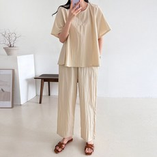 Bori Mom 舒適寬鬆T恤束口褲孕婦裝套裝 R888